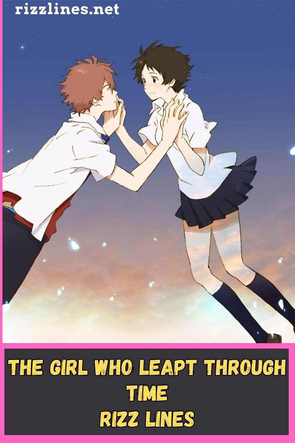 The Girl Who Leapt Through Time Rizz Lines,