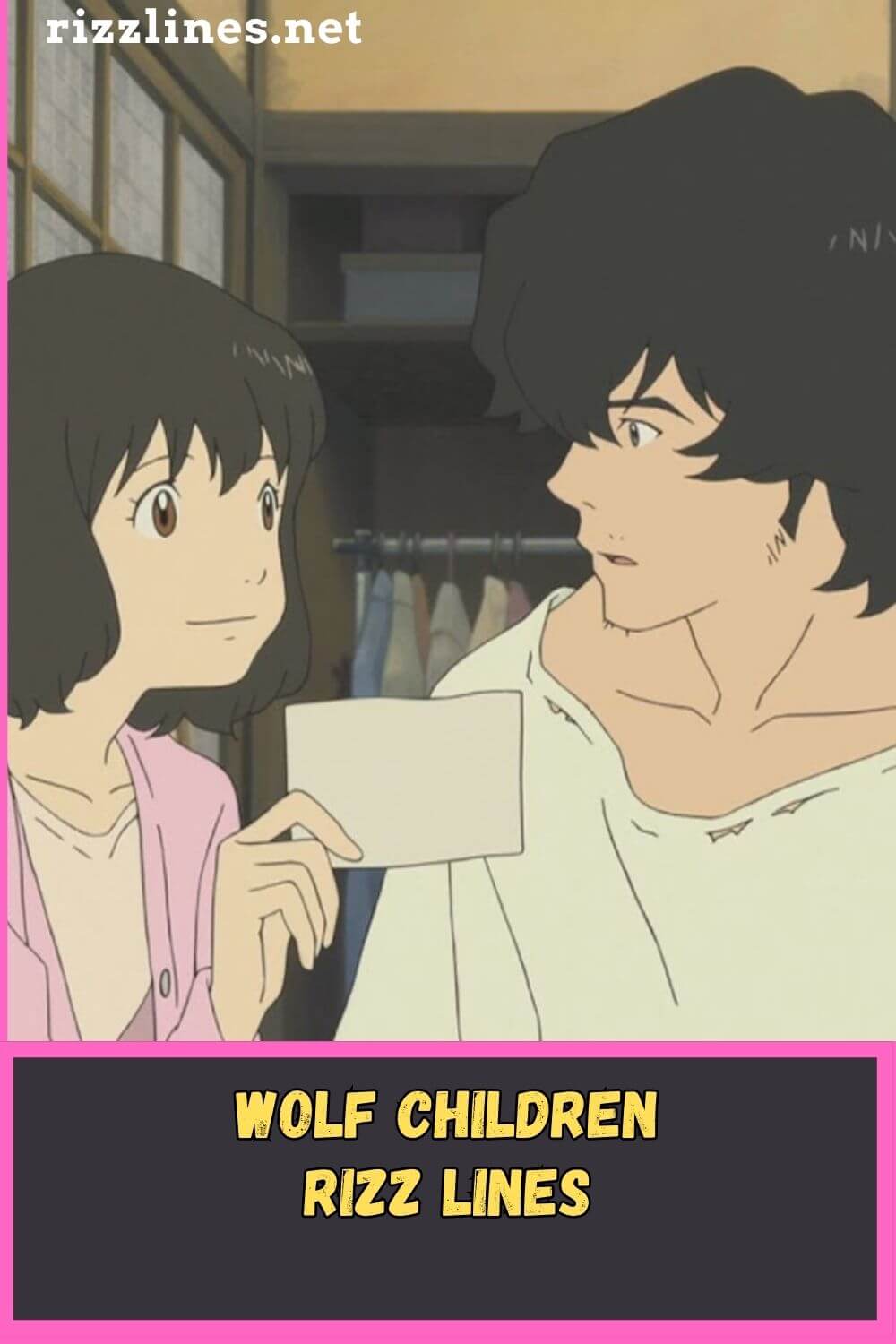 Wolf Children Rizz Lines,