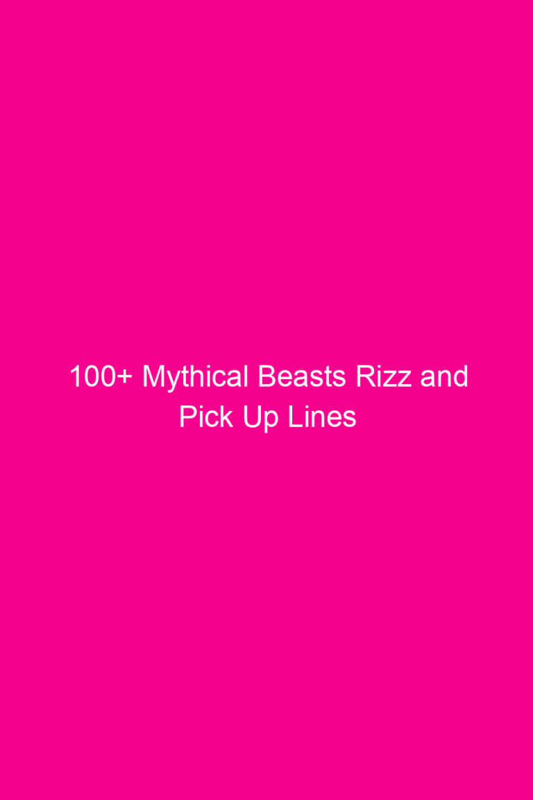 100+ Mythical Beasts Rizz and Pick…