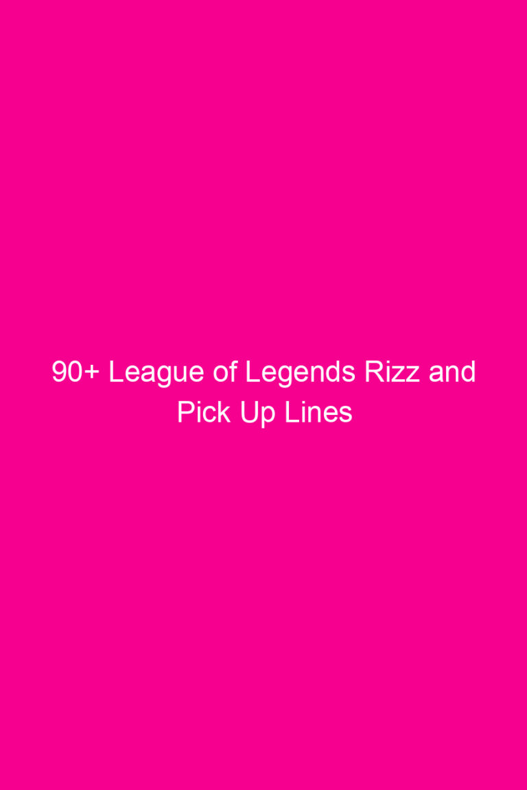 90+ League Of Legends Rizz And Pick Up Lines