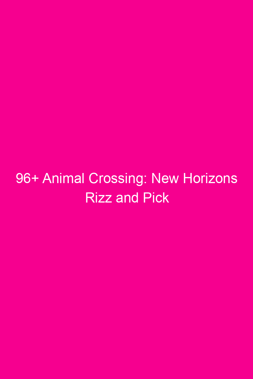 96 animal crossing new horizons rizz and pick up lines 4917